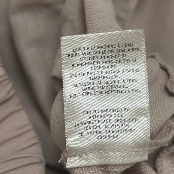 Anthropologie Hei Hei Ronan Camo print cropped linen jacket L - Picture 13 of 15